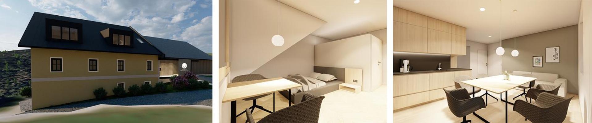 Forsthaus Apartment Holzschlag Exteriér fotografie
